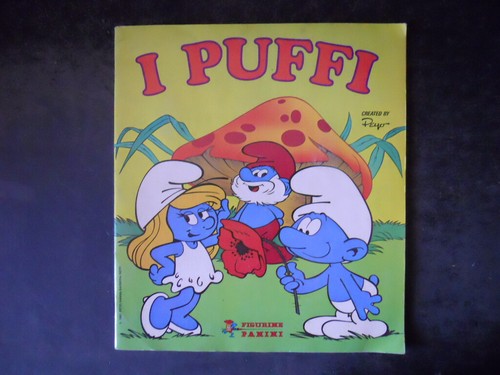 Album figurine panini puffi - album,