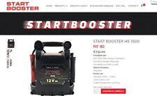 Start Booster Hybrid H5 3500 12V Carica Batteria Caricatore Accessori MAI USATO 