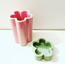 ? 2 ceramiche vintage vaso particolari colori gabbianelli il picchio inspired