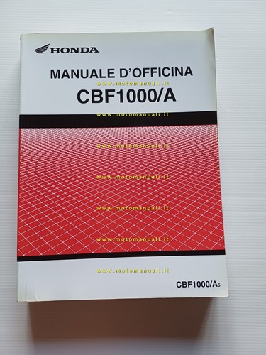 Honda cbf 1000 2006 manuale - honda,