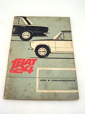 FIAT 124 ANNO 1966 MANUALE USO MANUTENZIONE ORIGINALE