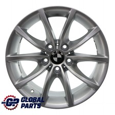BMW E60 E61 Cerchi In Lega Argento 17" 8J ET:20 V-Spoke 245 6777348