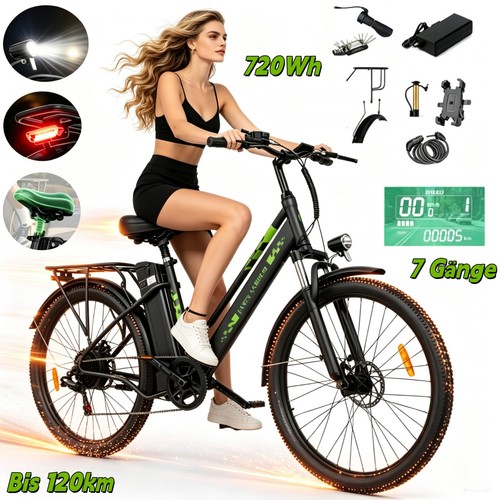 Bicicletta elettrica nuova - , 26