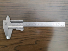 Numero 20 pz. CALIBRO DI PRECISIONE VENTESIMALE Scuola 160 mm in acciaio cromato