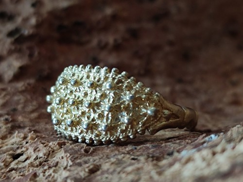 Anello sardo artigianale fede - anello,