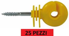 ISOLATORI PER RECINTO ELETTRICO 25PZ VITE LEGNO FILO CORDA ISOLATORI RECINZIONE