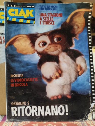 Gremlins rivista ciak - gremlins, 2