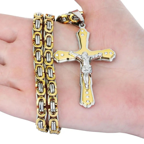 Collana ciondolo croce - collana,