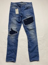 Jeans Zara uomo blu effetto