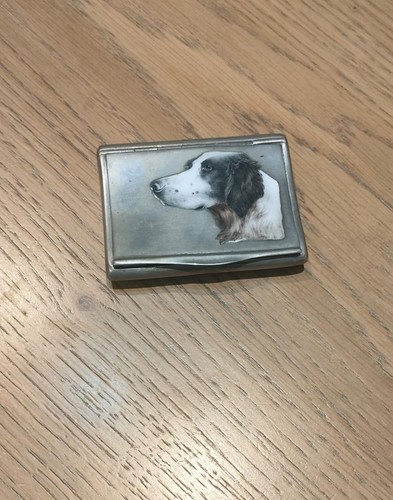 Tabacchiera argento smaltato