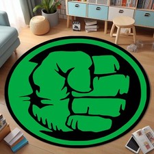 Hulk Fist Rug, Green Power