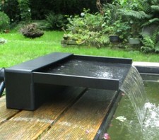 CASCATA per laghetto/corrente 50cm, labbro 30cm, attacco 75mm