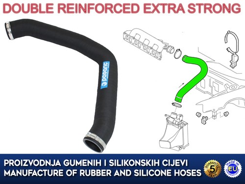 Tubo intercooler superiore - , di