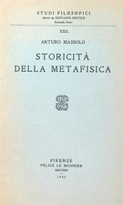 STORICITÀ DELLA METAFISICA
