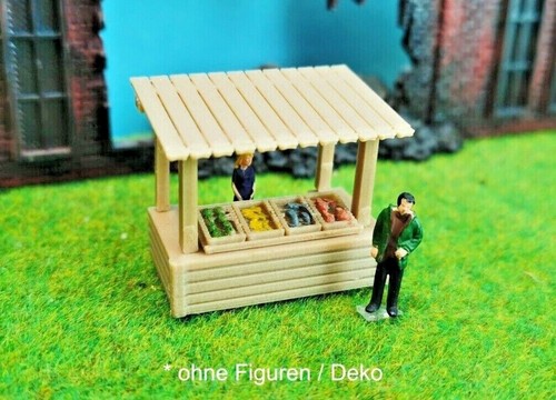 Chiosco mercato - h0, 1:87