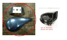 Cover copertura clacson goccia alluminio Harley Davidson Softail Touring Dyna 