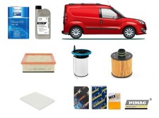 Kit Tagliando + 5 Litri Olio 5w30 per Opel Combo Tour X12 1.6 CDTi 90 120 Hp
