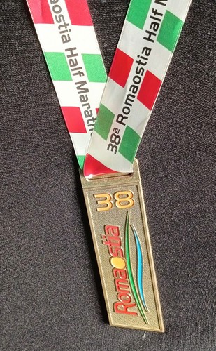 Medaglia maratona roma - roma, ostia