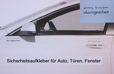 2x adesivi allarme auto
