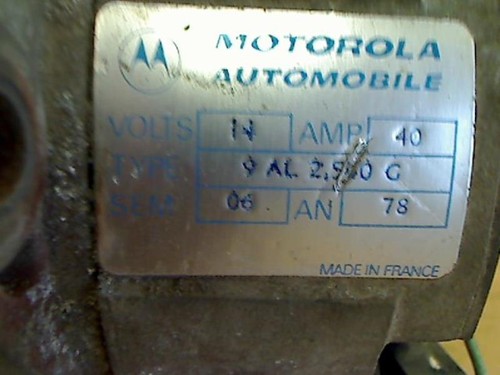 Alternatore talbot 1100 - alternatore,