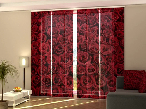 Set tende pannello rose - set,