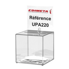 Urna trasparente per 400