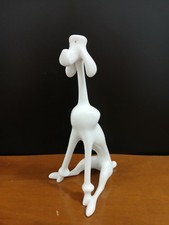 Porcelain Porcellana Hollohaza Szabó Barboncino poodle dog chien caniche Zsolnay