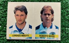 FIGURINA PANINI SUPERCALCIO 1994/95 ITALIA P14 MINOTTI MUSSI 1995 ⚽️