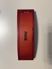 Portapenne in legno Coca-Cola con 2 penne