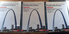 LOTTO IN 3 VV "FONDAMENTI DI FISICA" - 4a EDIZ. - HALLIDAY RESNICK - ZANICHELLI