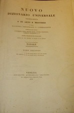 Nuovo Dizionario Universale Tecnologico O Di Arti E Mestieri E Della Economia...
