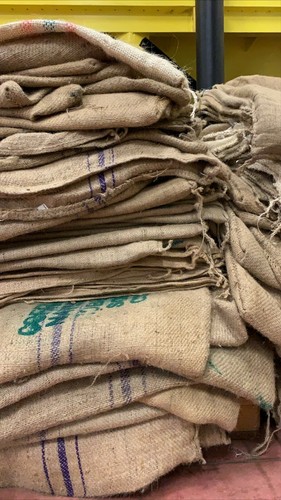 Sacchi caffe juta usati - caffe',