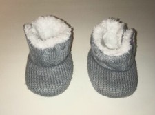 Taglia 16/17 pantofole scarpine neonati baby unisex imbottite calde easy Lupilu