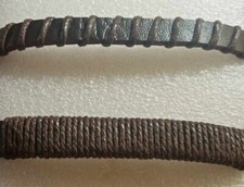 2 BRACCIALI IN CUOIO FATTI A MANO CHIUSURA REGOLABILE