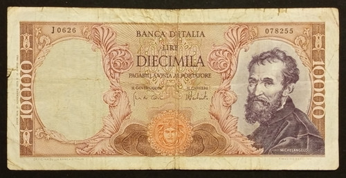 10000 lire 1973 bb - 27/11/1973,