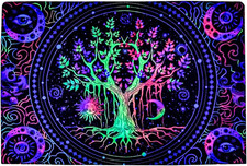Arazzo Viola, Motivo Albero