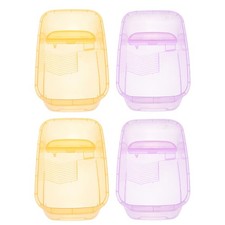  4 Pcs Acquario Plastica Vasca