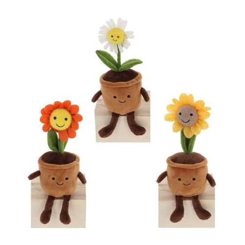Peluche girasoli vasi - in,