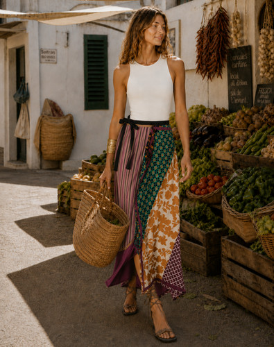 Sciarpa zara multicolore - sciarpa,