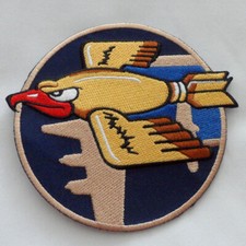 WWII US Army Air Forces 91° Gruppo Bombe Patch Ricamata Giacca da Volo Patch