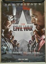 Poster Capitan America Civil War Manifesto Locandina Marvel Gigante 70X100cm