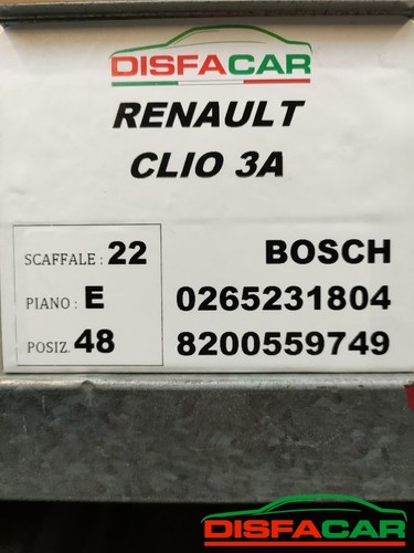 Centralina abs renault clio - clio, 3a