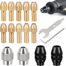16 Pezzi Mandrino per Dremel, Mandrino Trapano, Mandrino Autoserrante, Mandrino 