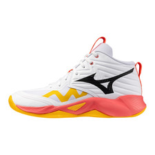 Mizuno Wave Momentum Pro Mid Scarpe Volley da Uomo white 01 indoor