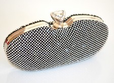 Pochette donna nera borsello