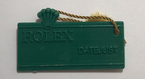Rolex green tag - green, hangtag