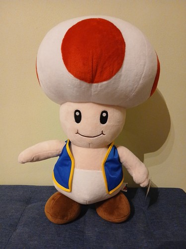 Peluche nuovo tod toad fungo - peluche,