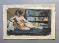 Raoul DOMENJOZ, donna nuda su