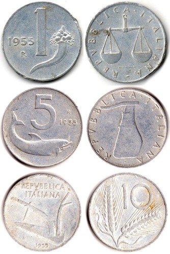 Italia lira lire e - e, 10