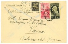 75685 - ITALIA - STORIA POSTALE - francobollo su copertina: MUSICA violini Stradivari 1938
